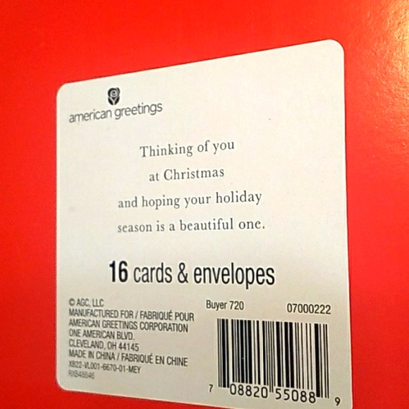 Christmas cards, 2 boxes Made by American greetings!!! 16 cards and enve… - Picture 2 of 3